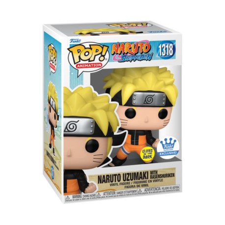 Funko Pop Animation: Naruto Shippuden – Naruto Con Rasenshuriken Glow Exclusivo Funko Shop