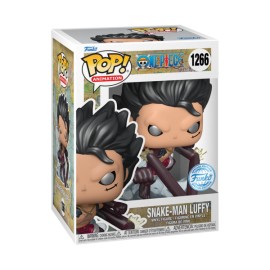 Funko POP Animation: One Piece – Luffy Snake Man Metalico Exclusivo