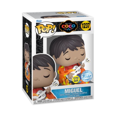 Funko Pop Disney: Coco – Miguel con guitarra Glow Exclusivo