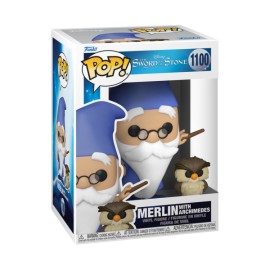 Funko Pop Disney: La Espada en La Piedra – Merlin con Arquimedes