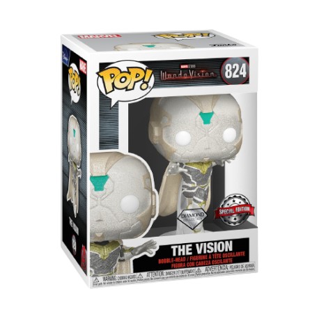 Funko Pop Marvel: WandaVision – Vision Blanco Diamond Exclusivo