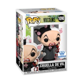 Funko Pop Disney: Villains – Cruella Sosteniendo Teléfono Exclusivo Funko Shop