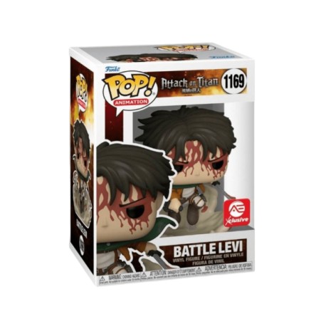 Funko Pop Animation: Attack on Titan – Battle Levi Exclusivo AE