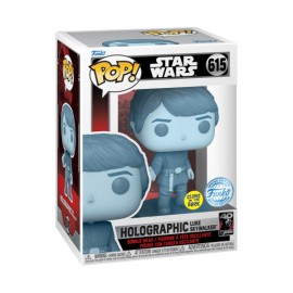 Funko Pop Star Wars: El Regreso del Jedi 40 Aniversario – Luke Holografico Glow Exclusivo