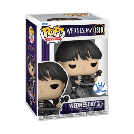 Funko Pop TV: Wednesday – Merlina Con Chelo Exclusivo Funko Shop