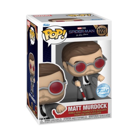 Funko Pop Marvel: Spider Man No Way Home – Matt Murdock con Ladrillo Exclusivo