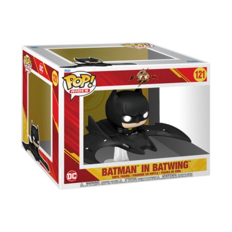 Funko Pop Rides Super Deluxe: DC The Flash – Batman En Batwing