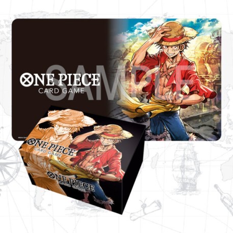 One Piece TCG: Playmat and Storage Box – Monkey D.Luffy