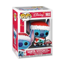 Funko Pop Disney: Lilo y Stitch – Santa Stitch con Trapos Exclusivo