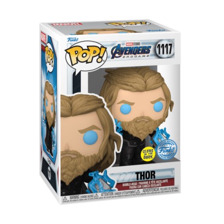 Funko Pop Marvel: Avengers End Game – Thor con Trueno Glow Exclusivo