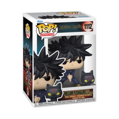 Funko Pop Animation: Jujutsu Kaisen – Megumi Fushiguro con Perro Demonio