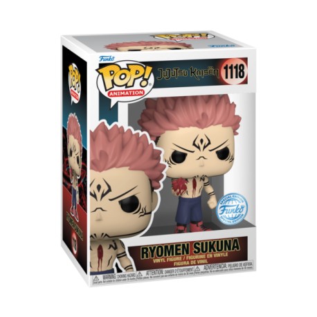 Funko Pop Animation: Jujutsu Kaisen – Sukuna con corazon Exclusivo