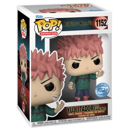 Funko Pop Animation: Jujutsu Kaisen – Yuji Itadori con boca de Sukuna Exclusivo